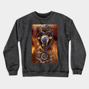 Steampunk mechanical heart Crewneck Sweatshirt